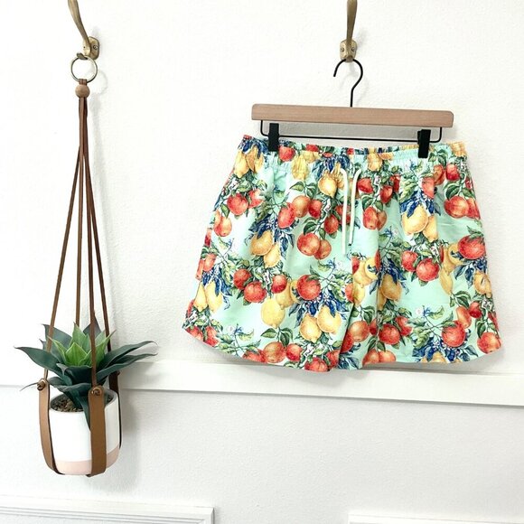 NWT Posh Peanut Lucia Fruit Print Men’s Swim Trunks Size 2XL - Picture 1 of 6